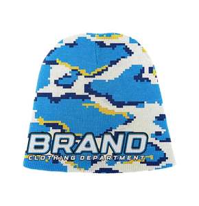 Gorro de Invierno Personalizado con Diseño de Camuflaje, Estilo Urbano Unisex para Adultos, 56-58CM, Tejido Jacquard - Product Image 4