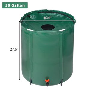Serbatoio Pieghevole per Raccolta Acqua Piovana da 50 Galloni - Verde, Forniture per Giardino - Product Image 3