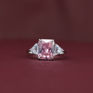 Nuevo Anillo Cuadrado de Plata S925 para Mujer con Moissanita, Certificado, Chapado en Oro de 22k, Estilo Lujoso, Exquisito y de Alta Calidad - Product Image 4