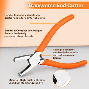 Pince coupante de précision pour fil, outil de bijouterie ZetomedPro - Product Image 2