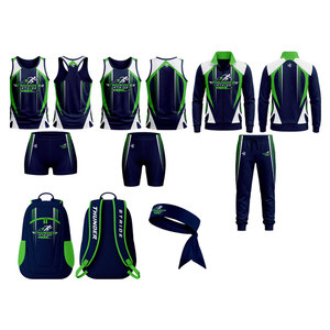 Conjunto de Uniforme de Atletismo Personalizado, Ligero y Transpirable, para Entrenamiento y Competición en Equipo - Product Image 5
