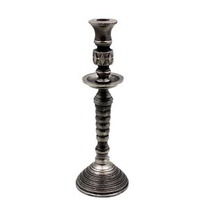 Candelabro de diseño de aluminio antiguo, soporte de vela de estilo clásico hecho a mano, personalizado, níquel duro, decoración del hogar - Product Image 1