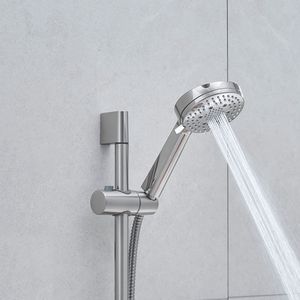 Sistema Doccia con Barra Scorrevole da 10 Pollici, Set Completo di Doccette e 5 Getti, Combo Doccia a Mano e a Parete, Set di Accessori per Bagno - Product Image 5