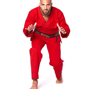 Tenue d'arts martiaux professionnelle pour l'entraînement, uniforme de karaté léger, doux, de haute qualité, durable, en polyester/coton, personnalisable - Product Image 3