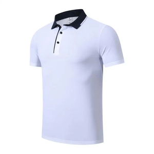 Camiseta Polo de Algodón para Hombre, Uso Diario, Color Sólido, Prenda Cómoda - Product Image 5