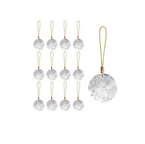 Boules de Noël en verre rouge au design classique, décorations pour arbre de Noël, ornements suspendus incassables pour les fêtes - Product Image 6