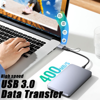 Adaptateur USB 3.0 OTG gratuit avec porte-clés, USB-C femelle vers USB mâle, transfert de données haute vitesse, chargeur pour mobiles, ordinateurs portables, PC, câble PD mini