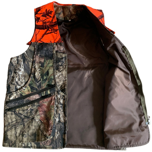 Chaqueta de Caza para Hombre, Impermeable, Cortavientos, Transpirable, de Lona de Poliéster/Algodón Sólida, con Estampado Digital Personalizado en la Parte Delantera, para Primavera - Product Image 1