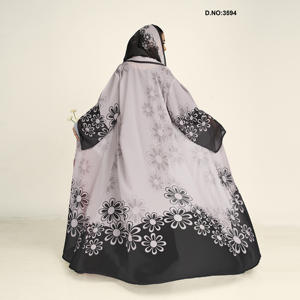 Suministro Directo de Fábrica: Elegante Cárdigan Abaya de Chifón para Ocasiones Formales y Fiestas, Disponible para Exportación - Product Image 4