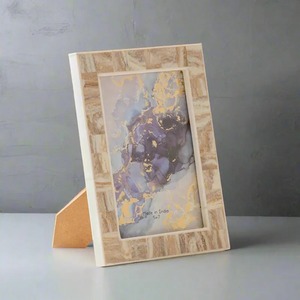 Premium Curio Craft Resin Photo <b>Frame</b> | Handmade Eco-Friendly Durable Decorative <b>Frame</b> | Tabletop Display - Product Image 1