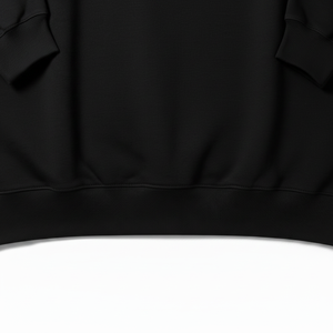 Sweat-shirts 100% coton surdimensionnés 380g à col rond avec logo personnalisé, qualité supérieure, sweat-shirts avec strass - Product Image 5