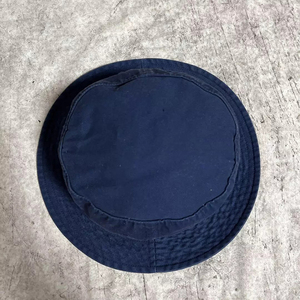 Polo Unisex <b>Navy</b> Blue Cotton Canvas Bucket <b>Hat</b> Embroidered Bear Logo Casual Spring Summer Adult Style - Product Image 2