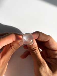 Cushion-Cut Rose Quartz <b>Statement</b> Cabochon <b>Ring</b> in 925 <b>Silver</b> Minimalist Beautiful For Daily Wear - Product Image 3