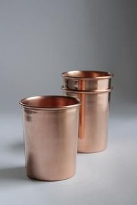 Verres en cuivre : simplicité moderne, vaisselle ayurvédique pour la santé, écologiques, réutilisables, durables pour une cuisine et un mode de vie propres. - Product Image 5