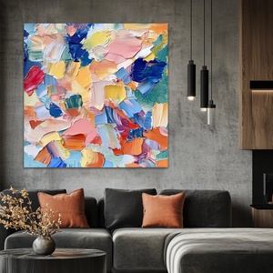 Peinture abstraite moderne personnalisée <span class=keywords><strong>Matisse</strong></span> Style huile colorée texture faite à la main oeuvre toile Art mural pour hôtel projet décoration de la maison - Product Image 2
