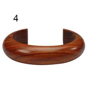 Brazalete de Madera Hecho a Mano, Madera Natural, Estilo Étnico Bohemio Clásico, Elegante y Ligero para Mujer, Accesorio de Moda para Fiesta, Regalo - Product Image 4
