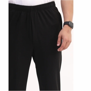 Hot Sale Men's Casual <b>Trousers</b> Custom Breathable Midweight Canvas 100% Cotton <b>Waterproof</b> Wide Leg Mid Waist Professional Factory - Product Image 4