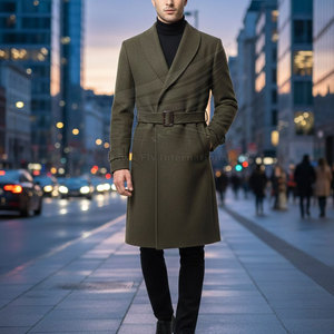 Manteau d'affaires professionnel en laine pour homme, style formel, avec garniture en fourrure respirante, personnalisable pour les marchés mondiaux - Product Image 6