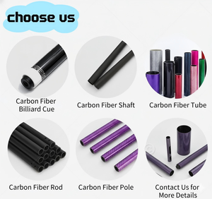 Queue de billard professionnelle de haute qualité à faible déflexion, en fibre de carbone véritable, avec fût en érable, <span class=keywords><strong>58</strong></span> pouces, 1/2, en deux parties - Product Image 5