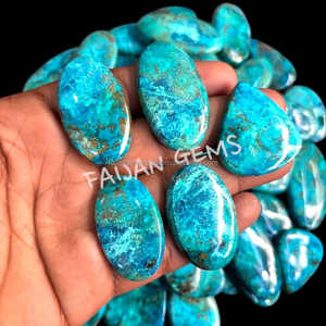 Cabujón de Shattuckita Natural de Alta Calidad, Piedra Semipreciosa Suelta para Joyería, Gema con Diseño Único, FAIJAN GEMS - Product Image 2
