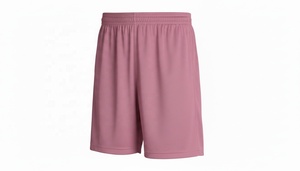 Pantalones Cortos de Fútbol para Hombre, 100% Poliéster, Malla Transpirable, Ecológicos, Anti-UV, Casuales, con Cordón Ajustable, Cintura Media, Impermeables, Estampados, de Secado Rápido - Product Image 2