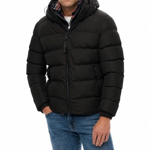 Blousons matelassés pour hommes à faible MOQ, blousons matelassés de luxe pour hommes, blousons matelassés à capuche pour hommes pour marques de streetwear personnalisées - Product Image 2
