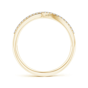 Anillo de Lujo Vintage con Múltiples Hileras de Diamantes Cultivados en Laboratorio, Diseño Abierto, Oro 10K 14K 18K, Plata 925 935, para Regalo de Boda o Fiesta - Product Image 4