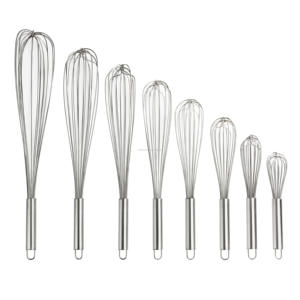 Fouet à œufs sans fil en métal Henry pour la restauration, avec crochet, en fil de piano et fil français - Product Image 5