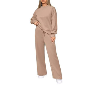 Women 100% Cotton Eco-Friendly Customizable Tracksuit Set Breathable Quick Dry Solid <b>Pattern</b> Plus Size Reversible Printed Adults - Product Image 3