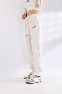 Pantalon de jogging décontracté pour femme, taille haute élastique, coupe ample, coupe-vent, respirant, écologique, 360 GSM, idéal pour l'entraînement et les activités sportives - Product Image 3