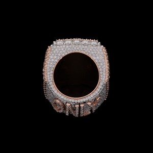 Anillo de Plata de Ley 925 con Cabeza de León y Moissanita VVS, Estilo Hip Hop, para Hombre - Product Image 6