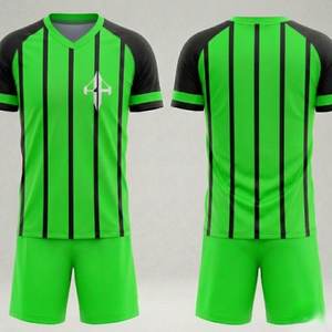 Uniforme de Fútbol Transpirable de Manga Corta con Logotipo Personalizado, Uniforme de Verano para Hombre de Primera Calidad, Servicio OEM Personalizado por RIVIAN ATLANTIC - Product Image 1