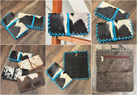 Vente en gros de pochette à tabac en cuir de vachette pochette à tabac en cuir véritable daim emballage de pipe à cigarettes sac à roulettes accessoires pour fumeurs