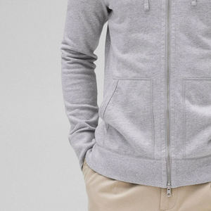 Sweat à capuche de haute qualité avec logo personnalisé et fermeture éclair pour commande en gros à prix avantageux, avec design et coutures de haute qualité 2026 - Product Image 3