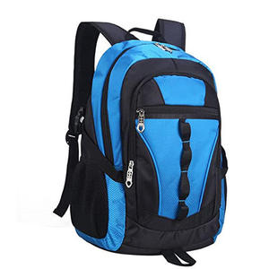 Gemini said Sporty Red and <b>Black</b> School <b>Backpack</b> Water Resistant Travel Daypack with Mesh Side Pockets for Students - Product Image 2
