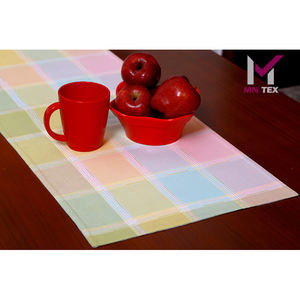 Camino de mesa de lino para comedor de granja, diseño impreso de tejido Jacquard rústicas para bodas y celebraciones de temporada, uso informal - Product Image 1