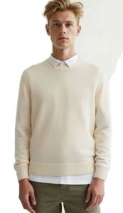 Pull en laine pour homme de haute qualité, personnalisé OEM, anti-froissement, respirant, séchage rapide, manches longues, vente en gros - Product Image 2