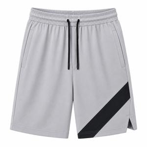 Shorts de sport pour hommes en toile écologique à séchage rapide, couleurs personnalisées, taille élastique avec cordon de serrage, longueur normale, décontracté et athlétique - Product Image 4