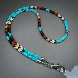 Lightweight Seed Beads Beaded <b>Lanyards</b> <b>For</b> Easy Carry Vintage Seed Beads Beaded <b>Lanyards</b> <b>For</b> Trendy Outfits - Product Image 3