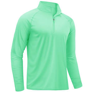 Sudadera ligera con cremallera 1/4 para hombre, tejido French Terry, servicio de fabricación personalizada, MOQ bajo, envío a todo el mundo - Product Image 6