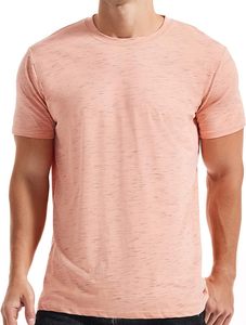 Men's Casual 100% Cotton Solid Loose Fit T-Shirt 140-240 Gsm Biowashed Eco-Friendly O-Neck Collar Silk <b>Screen</b> Printed High - Product Image 3