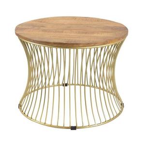 Table basse ronde en promotion, base en métal classique, design unique, table marocaine, table basse décorative - Product Image 5
