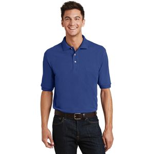 Camisa de Hombre de Algodón Piqué Grueso para Polo K420P con Bolsillo, Premium y Cómoda - Product Image 4