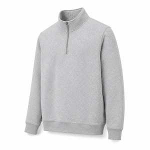 <b>Mens</b> Fleece <b>Sweatshirt</b> Quarter <b>Zip</b> Quarter <b>Zip</b> <b>Sweatshirt</b> <b>Half</b> <b>Zip</b> Pullover <b>Men</b>’s <b>Zip</b> Neck <b>Sweatshirt</b> Stand Collar Long Sleeve - Product Image 4