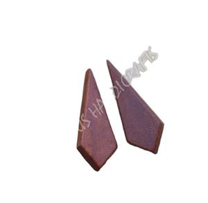 Pendientes de aro de madera para mujer, diseño único, artesanía tradicional japonesa, calidad prémium - Product Image 1