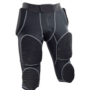 High Quality 100% Polyester Breathable Football Girdle 5 <b>Padded</b> <b>Pant</b> Integrated American Football Girdle 5 <b>Padded</b> <b>Pant</b> Groin - Product Image 4
