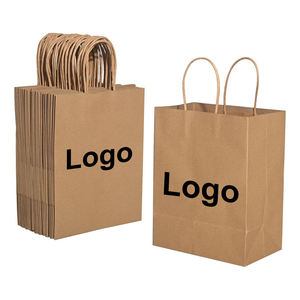 Bolsas de Papel Kraft Personalizadas de Grado Alimenticio para Entrega, Bolsas de Papel Impresas para Envasado de Palomitas y Comida Rápida para Llevar - Product Image 6