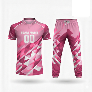 Maillot de cricket d'été personnalisé grande taille en gros, design imprimé, maillot d'équipe 100 % polyester, logo imprimé sur mesure, haute qualité, prix bas - Product Image 3