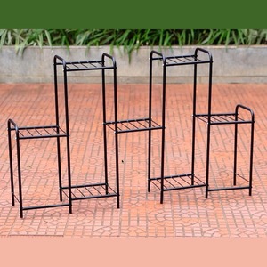 Creative Classic Metal Heavy <b>Weight</b> Multi-Tier Ladder Shelf Indoor Plant <b>Stand</b> Rack Flower Pot Display for Desktop - Product Image 1