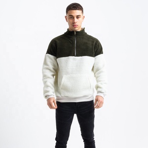 Sweat à capuche zippé en molleton imprimé streetwear surdimensionné de haute qualité pour homme, logo personnalisé, grandes tailles, 100 % polyester, motif uni, hiver - Product Image 1